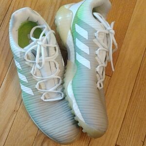 Adidas Code Chaos Green Neon Athletic Spikeless Golf Shoes